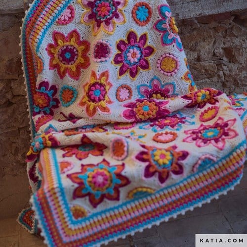 Flowers Forever CAL 2025 Haakpakket Katia UNICO-2