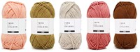 Wolplein Regenboog Vloerkleed Haakpakket 3 Vintage pink