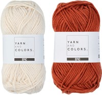 Yarn and Colors Striped Jumper Reversed Breipakket 6 XL Chestnut-2