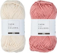 Yarn and Colors Striped Jumper Reversed Breipakket 7 S Old Pink-2