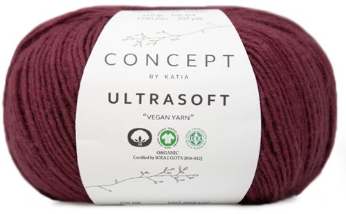 Ultrasoft Ribbeltrui Breipakket 1 50/52 Maroon