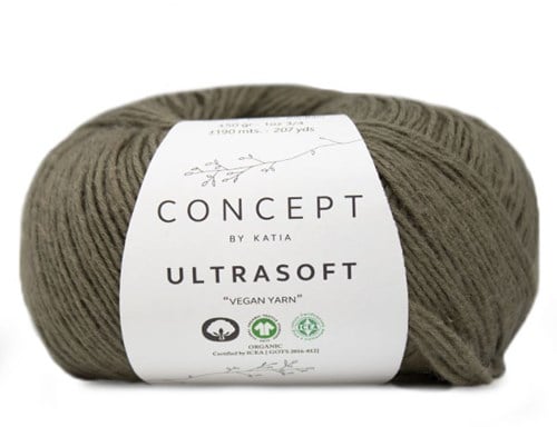 Ultrasoft Ribbeltrui Breipakket 2 42/44 Khaki