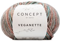 Veganette Omslagdoek Breipakket 2 Rust Brown / Brown / Green-Blue