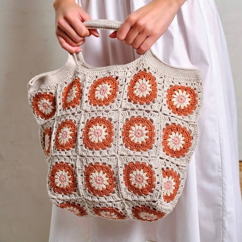 knipmode granny square tas