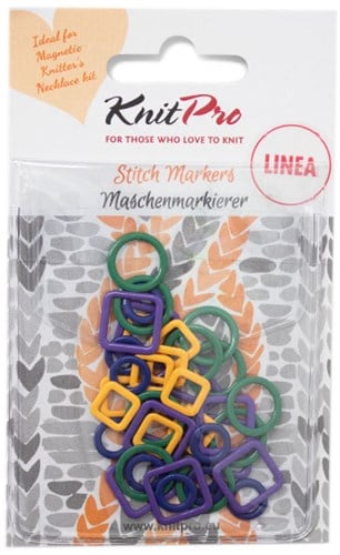 Knitpro Linea Steken markeerders Metaal