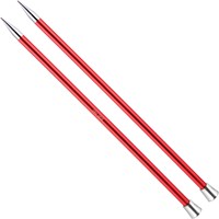 KnitPro Zing breinaald 40cm 9mm | Kersenrood