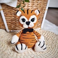 Knuffel Tijger Haakpakket - Inclusief Digitaal Patroon-2