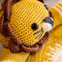 Knuffelkleed Leeuw Haakpakket-3