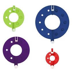 KnitPro Split Pompon Maker – Set van 4 maten