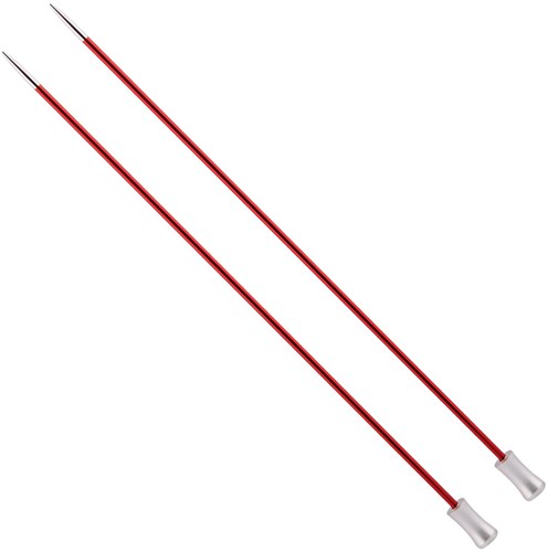 Knitpro Zing Breinaalden 40cm 2.5mm | Granaat