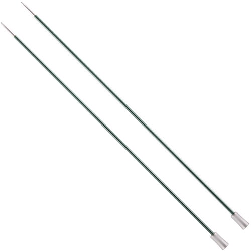 Knitpro Zing Breinaalden 40cm 3mm | Donkergroen