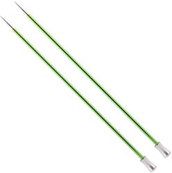 KnitPro Zing Breinaalden 40cm 3.5mm | Limoengroen