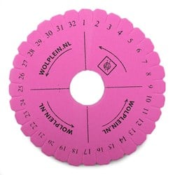 Wolplein Kumihimoschijf Rond 10cm