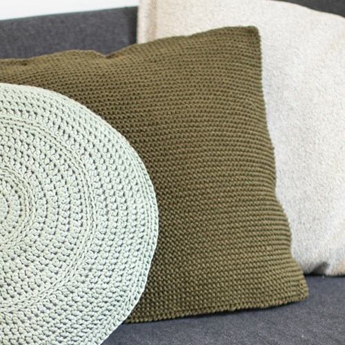 Acrylic Ribbon Kussen Breipakket 2 Taupe-3