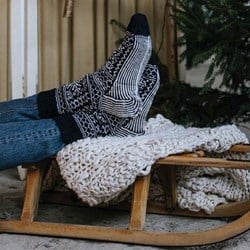 Breipatroon Durable December Snow Socks