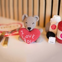Valentijn Beertje 'I Love You' Haakpakket