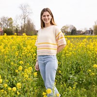 Ecopuno Gestreepte Noppen Shirt Breipakket 36/38