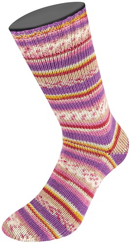 Lana Grossa Landlust Die Sockenwolle 315 Strepen/Jacquard-2