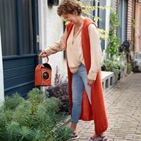 Lang Vest Zonder Mouw Breipakket Elegant