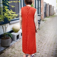 Lang Vest Zonder Mouw Breipakket Elegant