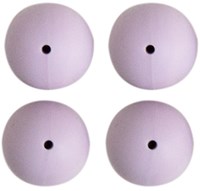 Go Handmade Siliconen Kralen 4 Stuks 31 Lavender
