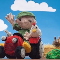 gehaakte boerderij