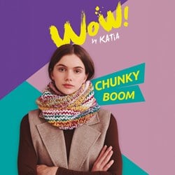 Katia Leaflet WOW Chunky Boom Rolkraag Breipatroon NL/EN/DE/FR/ES/IT
