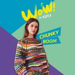 Katia Leaflet WOW Chunky Boom Damestrui Breipatroon NL/EN/DE/FR/ES/IT