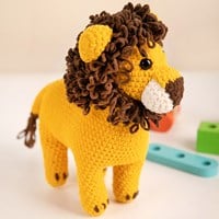 Leeuw Lucas Haakpakket - Inclusief Boek Afrikaanse Dieren Haken-2