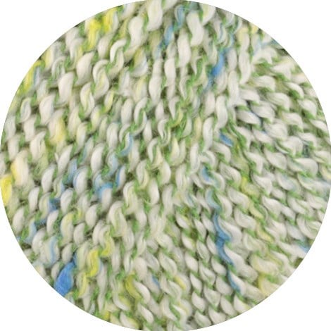 Lana Grossa Maglia 007 Ruw wit/appeltjesgroen/citrusgeel/turquoise-2