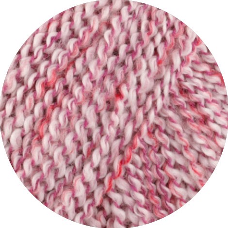 Lana Grossa Maglia 014 Ruw wit/cyclamen/rood/roze-2