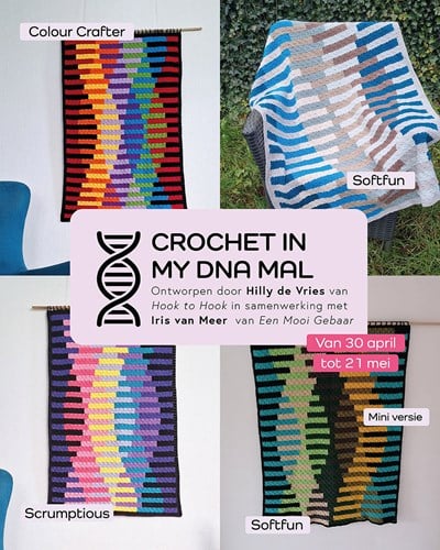 Scheepjes Make-A-Long project ‘Crochet In My DNA’