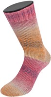 Lana Grossa Meilenweit 100 Alpaca Print 2208 Blassgelb/Orange/Blaugrau/Perlbeige/Rosa/Erdbeerrot/Blauviolett-3