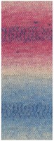 Lana Grossa Meilenweit 100 Alpaca Print 2202 Pink/Altrosa/Blauviolett/Graubeige/Mint/Hell-jeans/Taubenblau-2