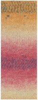 Lana Grossa Meilenweit 100 Alpaca Print 2208 Blassgelb/Orange/Blaugrau/Perlbeige/Rosa/Erdbeerrot/Blauviolett-2