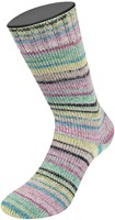 Lana Grossa Meilenweit 100 Cotone Vegano Mango 4451 Lila/groen/antraciet/citroen/turquoise/roze/roze-2