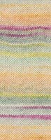 Lana Grossa Meilenweit 100 Cotone Vegano Mango 4456 Grijsgroen/naturel/lichtgroen/lichtgrijs/geel/apricot/fuchsia-3