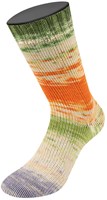 Lana Grossa Meilenweit 100 Dusk 6210 Oranje/geel/geelgroen/paars/mint turquoise/roze/Crème-2