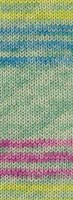 Lana Grossa Meilenweit 100 Merino Extrafine Luna 4112 Mint/kleingroen/lime/blauw-3