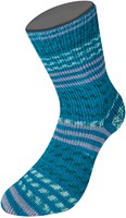 Lana Grossa Meilenweit 100 Nessel Everest 5137 Turquoise / orange / white / blue / dark purple-2