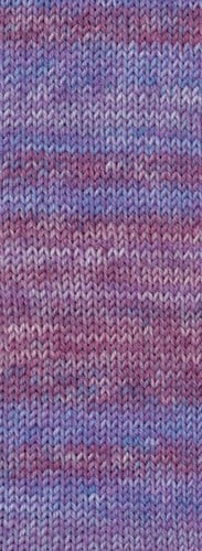 Lana Grossa Meilenweit 100 Seta Piano 3611 Braam/blauwviolet/grijs/roodviolet-3