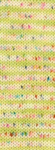 Lana Grossa Meilenweit 100 Spots 7044 Pistache/Crème/Roze/Turquoise/Roze/Roest/Antraciet-2
