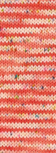 Lana Grossa Meilenweit 100 Spots 7045 Tomaat/Lichtrood/Creme/Geel/Grijs/Groen/Turquoise-2