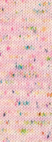 Lana Grossa Meilenweit 100 Spots 7047 Roze/Pastelroze/Crème/Turquoise/Roze/Oranje/Geel/Groen-2