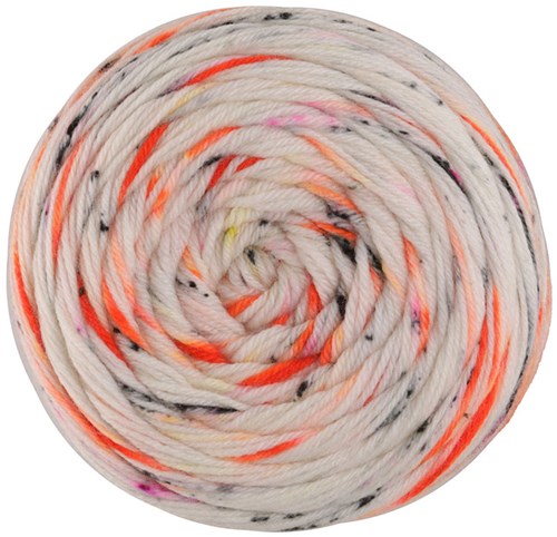 Lana Grossa Meilenweit 100 Spray 5105 Crme/Oranje/Geel/Roze/Antraciet/Turkoois