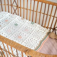 Baby deken Meisje Haakpakket Wieg-2