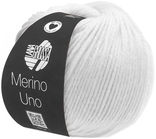 Lana Grossa Merino Uno 001 Wit