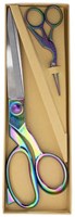 Milward Set Stoffenschaar (25,5cm) & Borduurschaar (11,5cm) Rainbow-2