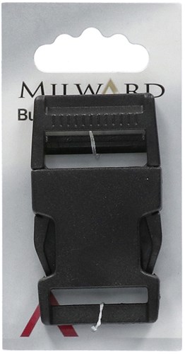 Milward Gespsluiting Zwart 25mm