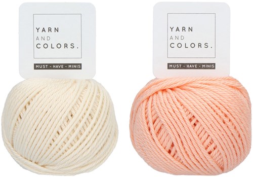 Yarn and Colors Mini Malistic WOW! Muurhanger Pakket 042 Cream / Peach-2